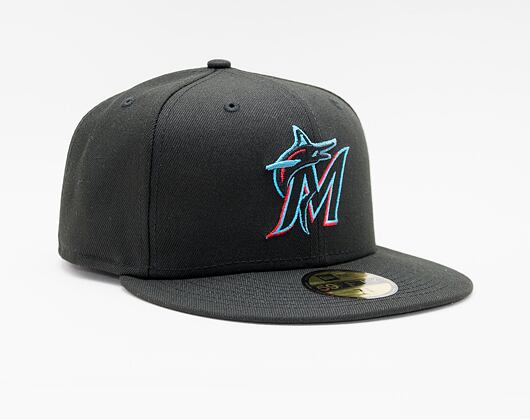 New Era 59FIFTY MLB Authentic Performance Miami Marlins Fitted Team Color Cap