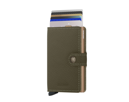 Secrid Miniwallet Saffiano Olive