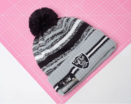 New Era NFL21 Sport Knit Las Vegas Raiders Winter Beanie