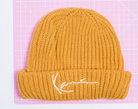 Karl Kani KK Signature Fisherman Beanie Ocher