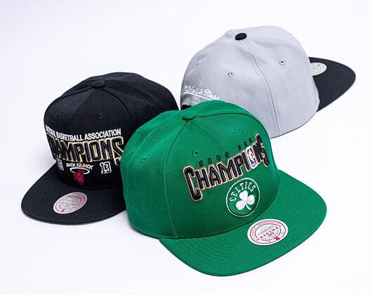 Mitchell & Ness 08 Nba Champs Snapback Hwc Boston Celtics Green Cap