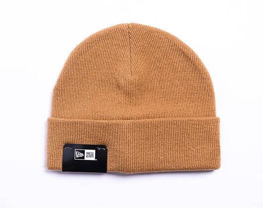 New Era Short Cuff Beanie Wheat Brown