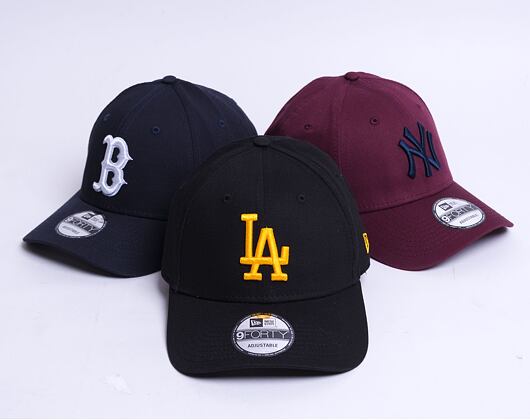 New Era 9FORTY MLB League Essential Los Angeles Dodgers Black Cap