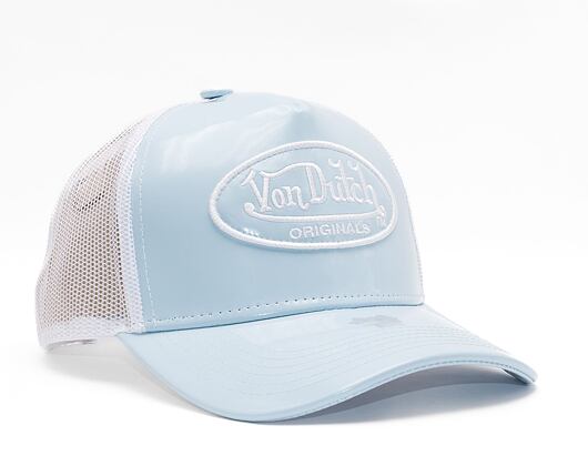 Von Dutch Trucker Ody Imi Patent Lt.Blue/White Cap