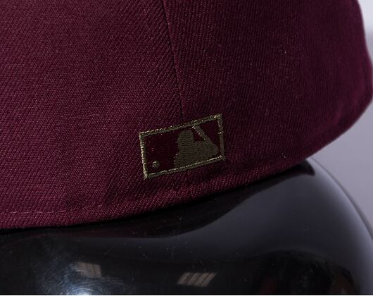 New Era 59FIFTY MLB WS Sidepatch Trail Mix Oakland Athletics Frosted Burgundy Cap