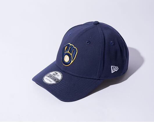 New Era 9FORTY MLB The League 20 Milwaukee Brewers Strapback Game Logo Cap