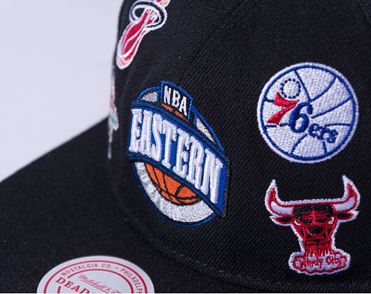 Kšiltovka Mitchell & Ness ALL OVER CONFERENCE DEADSTOCK HWC East Black