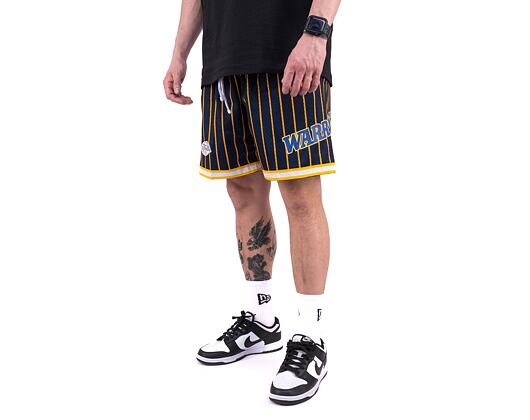 Kraťasy Mitchell & Ness NBA M&N CITY COLLECTION MESH SHORT WARRIORS Navy / Gold