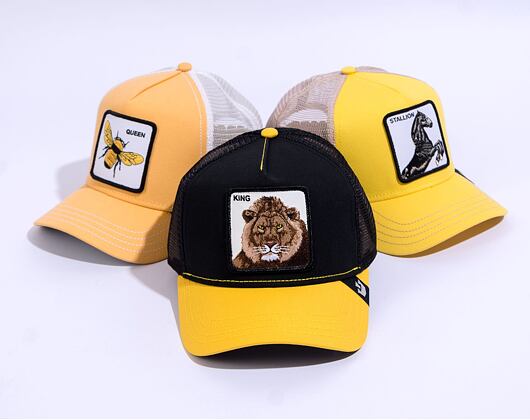 Kšiltovka Goorin Bros The King Lion Trucker Gold