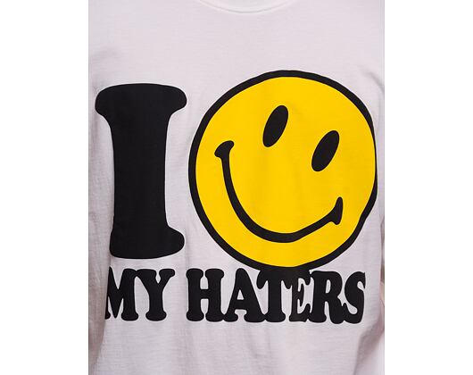 Triko Market Smiley Haters T-Shirt Cream