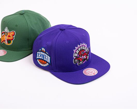 Kšiltovka Mitchell & Ness NBA Conference Patch Snapback Hwc Toronto Raptors Purple