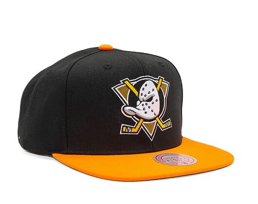 Kšiltovka Mitchell & Ness NHL Team 2 Tone 2.0 Snapback Anaheim Ducks Black / Orange