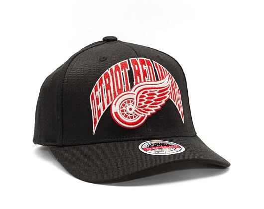 Kšiltovka Mitchell & Ness NHL Letterman Type Classic Red Red Wings Black