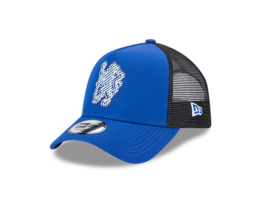 Kšiltovka New Era 9FORTY A-Frame Trucker Overlay Chelsea FC Lion Crest Calming Blue