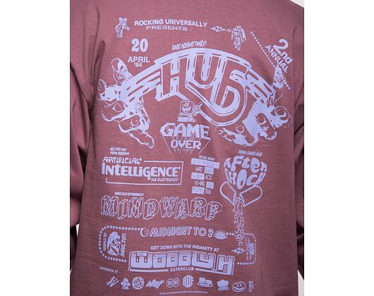 Triko S Dlouhým rukávem HUF Game Over Longsleeve ts02007-mauve