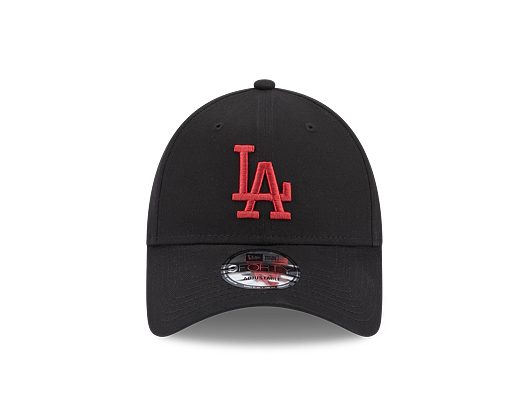 Kšiltovka New Era 9FORTY MLB League Essential Los Angeles Dodgers Black / Cardinal