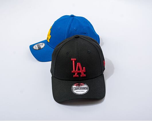 Kšiltovka New Era 9FORTY MLB League Essential Los Angeles Dodgers Black / Cardinal