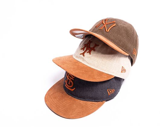 Kšiltovka New Era 9FIFTY Retro Crown MLB Two-Tone Marl New York Mets Oatmeal