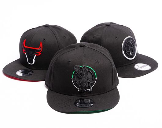 Kšiltovka New Era 9FIFTY NBA Split Logo Boston Celtics Black / Kelly Green