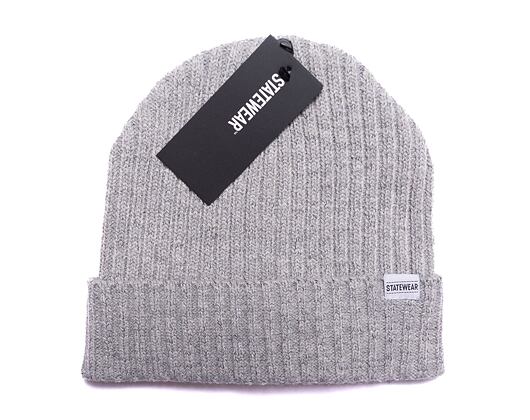 STATEWEAR Frank Beanie Light Grey Melange