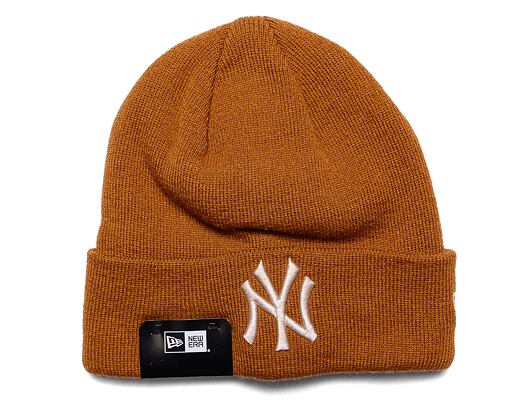 Kulich New Era MLB League Essential Cuff Beanie New York Yankees Toasted Peanut / Stone