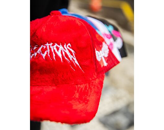 Kšiltovka Reflection Luxury Fuzzy Trucker Supreme Red