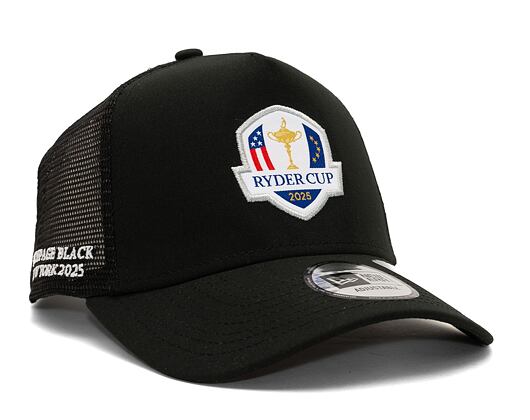 Kšiltovka New Era 9FORTY A-Frame Trucker Repreve PGA Ryder Cup Europe 2025 Black