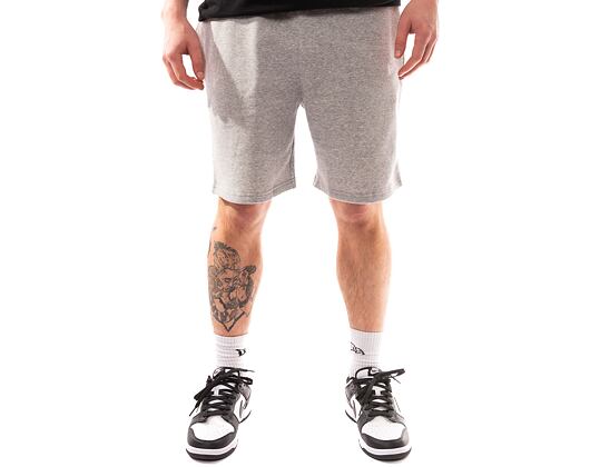 Kraťasy New Era Essentials Shorts Heather Grey / White