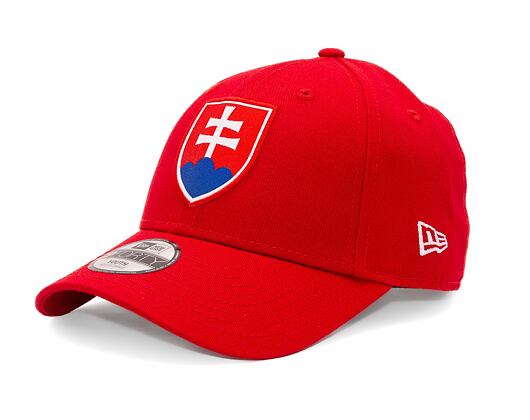 Dětská Kšiltovka New Era 9FORTY Kids National Team - Slovakia Scarlet