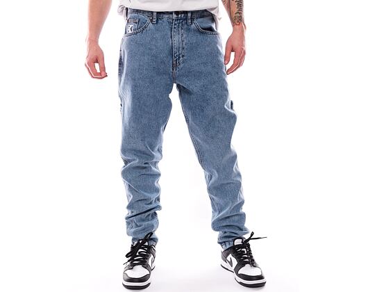 Džíny Karl Kani KK Retro Tapered Workwear Denim vintage mid blue