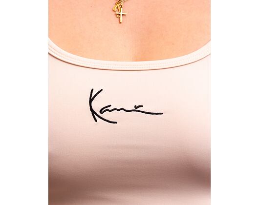 Dámský Crop Karl Kani Small Signature Essential Crop Top white