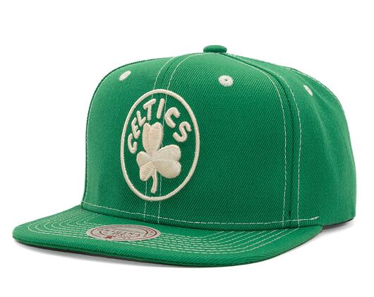 Kšiltovka Mitchell & Ness Contrast Natural Snapback Hwc Boston Celtics Green