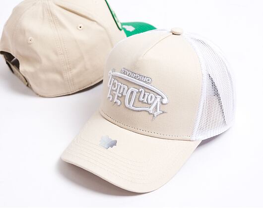 Kšiltovka Von Dutch Trucker Soho - Cotton Twill - Grey/White