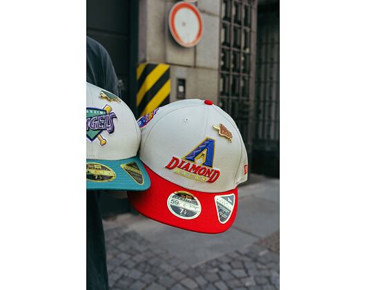 Kšiltovka New Era 59FIFTY Low Profile "Melted Cream" Pin - Arizona Diamondbacks - Cream