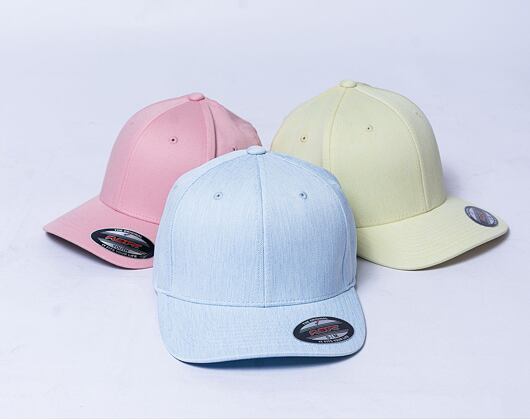 Kšiltovka Yupoong Flexfit Pastel Melange Cap Balladblue