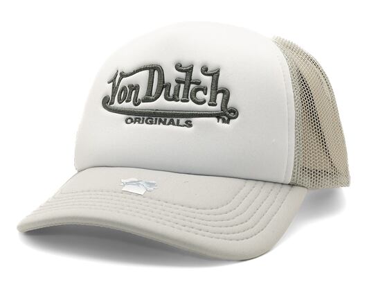 Kšiltovka Von Dutch Trucker Atlanta - Grey/White