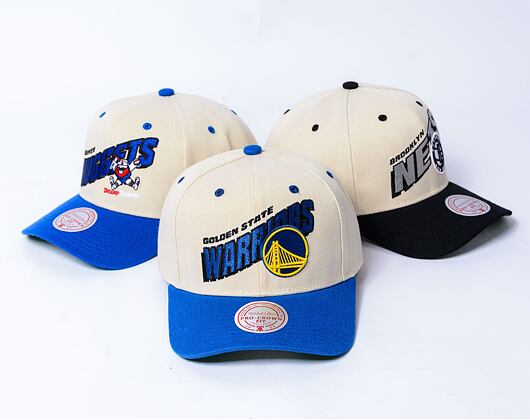 Kšiltovka NBA Retro Type Pro Snapback Golden State Warriors Off White