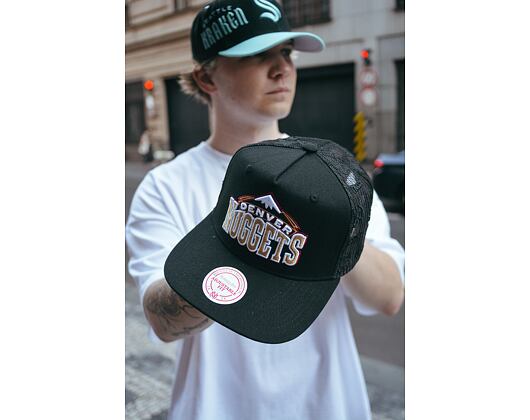 Kšiltovka NBA Monogram Trucker Hwc Denver Nuggets Black