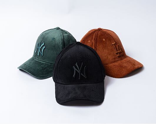 Kšiltovka New Era - 39THIRTY Cord - NY Yankees - Black