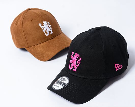 Kšiltovka New Era - 9FORTY Seasonal - Chelsea FC Lion Crest - Black / Pink