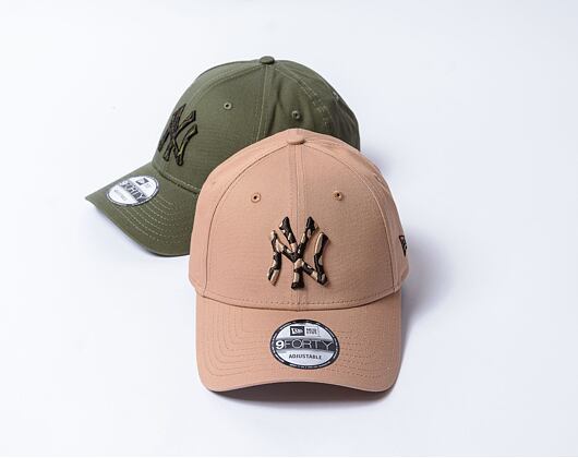 Kšiltovka New Era - 9FORTY Seasonal Infill - NY Yankees - Camel / Camo