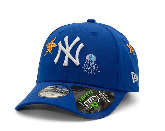 Dětská Kšiltovka New Era - 9FORTY Vacation Icons - NY Yankees - Calm Blue