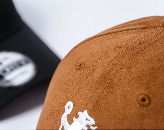 Kšiltovka New Era - 9FORTY Suede - Chelsea FC Lion Crest - Brown