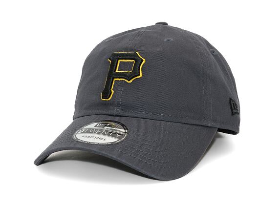 Kšiltovka New Era - 9TWENTY Classic Dad Cap - Pittsburgh Pirates - Grey Heather