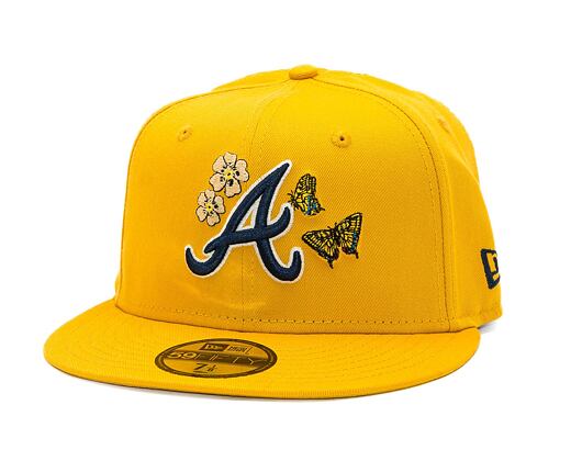 Kšiltovka New Era - 59FIFTY MLB City Flower Icon - Atlanta Braves - Yellow