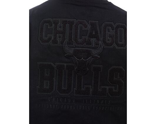 Bunda New Era - Patch Varsity Jacket - Chicago Bulls - Black