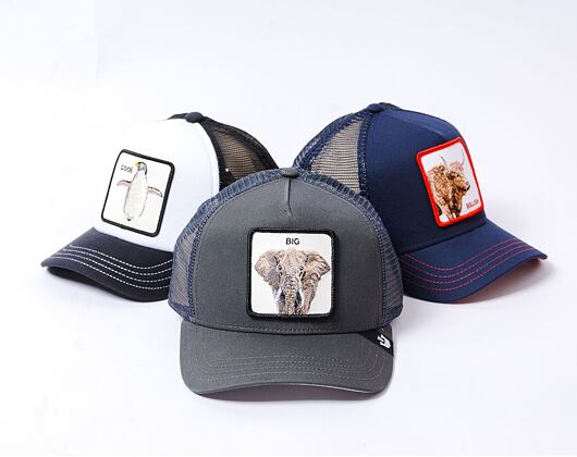 Kšiltovka Goorin Trucker - The Big Elephant - Grey