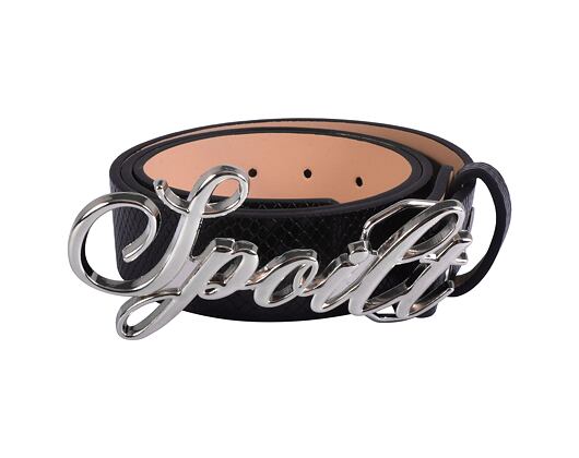 Pásek Spoilt Clo. Snake Skin Belt Black