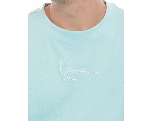 Triko Karl Kani Small Signature Essential Tee light blue