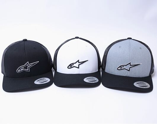 Kšiltovka Alpinestars - Ageless Outline Trucker - Black/Black